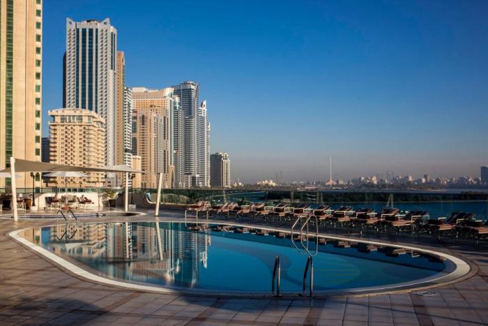 Hilton Sharjah - Pool Lagoon View
