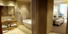Hyatt Capital Gate Abu Dhabi - King Room Bathroom